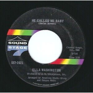 Ella Washington 45 Record He Called Me Baby / You're Gonna Cry, Cry, Cry VG Soul